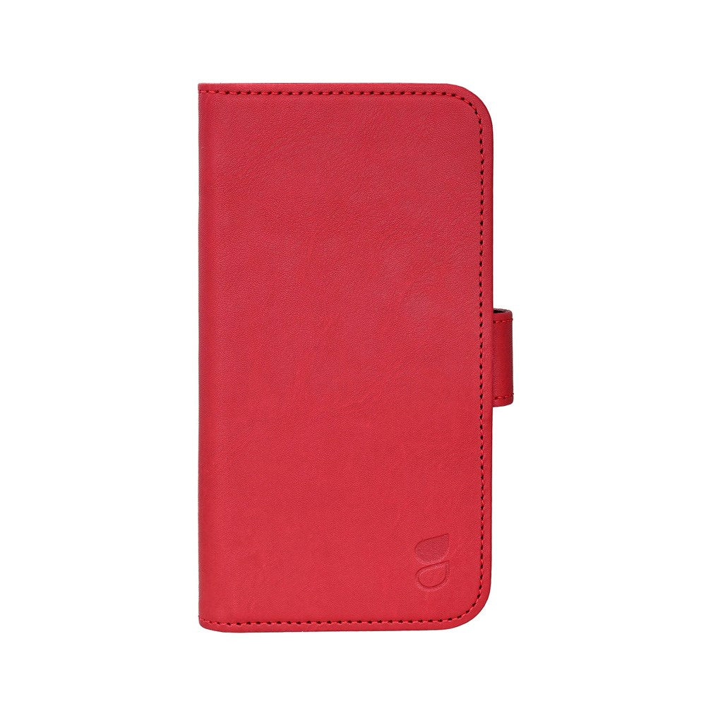 GEAR - iPhone 17e / 16e - Kunstlæder Flip Cover - MagSafe Kompatibel - Rød