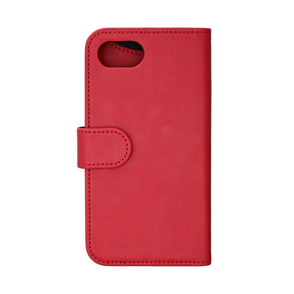 GEAR - iPhone 17e / 16e - Kunstlæder Flip Cover - MagSafe Kompatibel - Rød