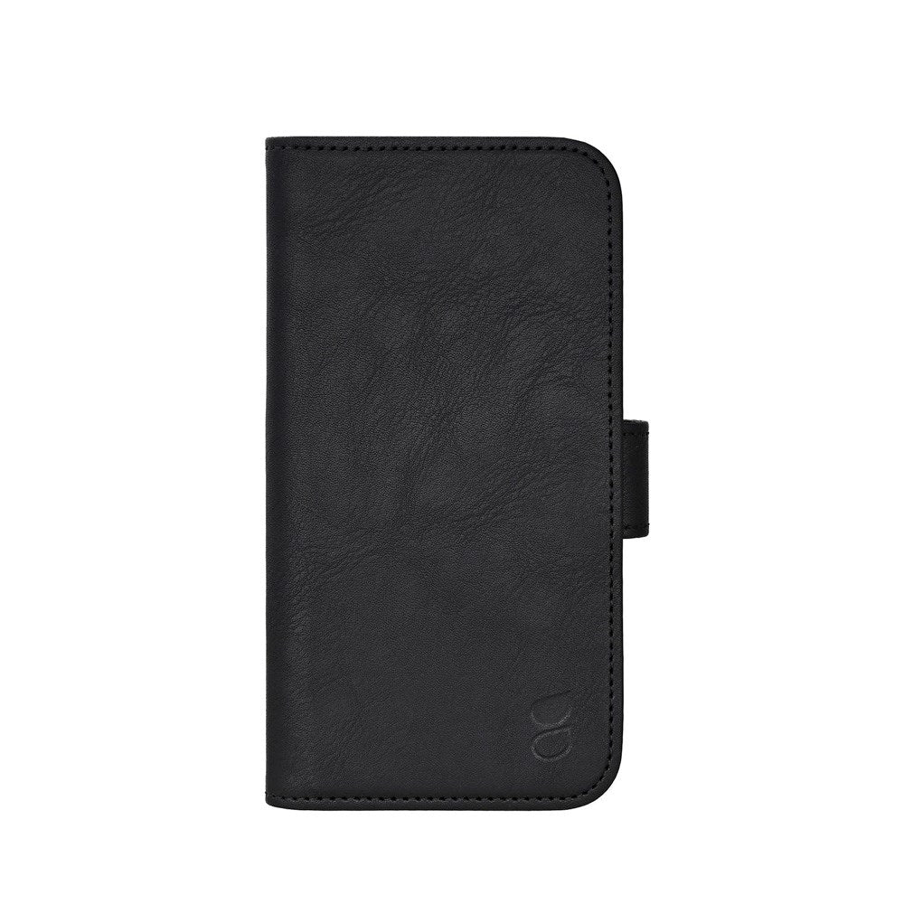 GEAR - iPhone 16e - Kunstlæder Flip Cover - MagSafe Kompatibel - Sort