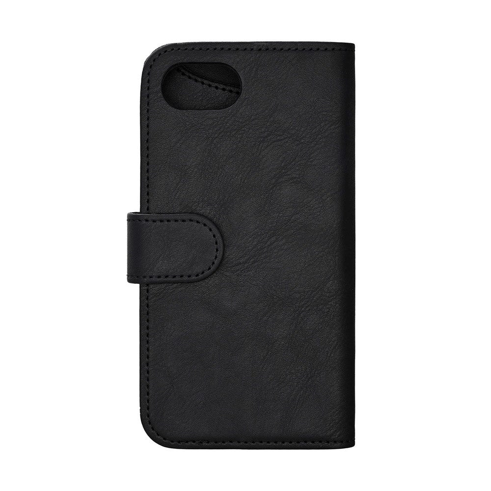 GEAR - iPhone 17e / 16e - Kunstlæder Flip Cover - MagSafe Kompatibel - Sort