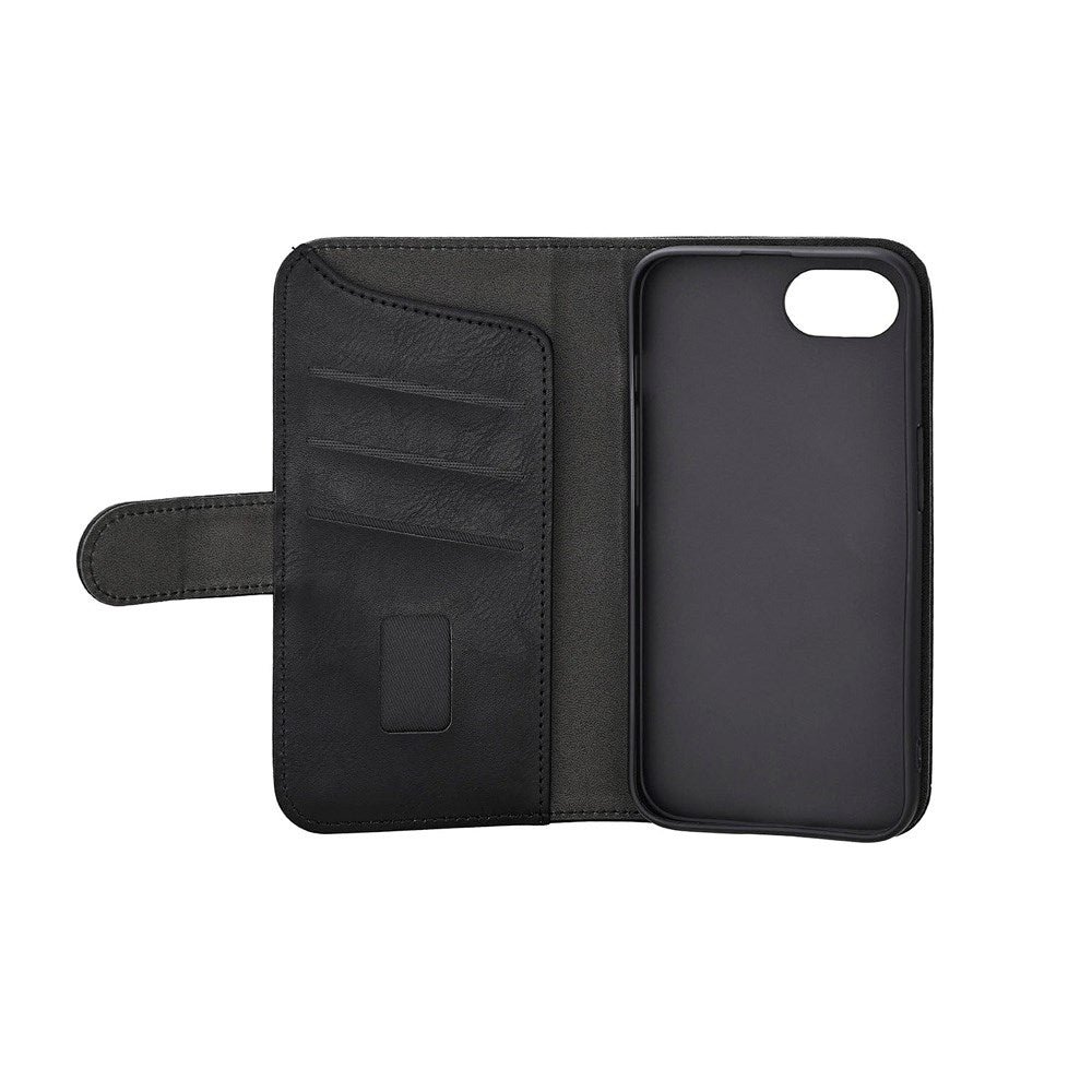 GEAR - iPhone 17e / 16e - Kunstlæder Flip Cover - MagSafe Kompatibel - Sort