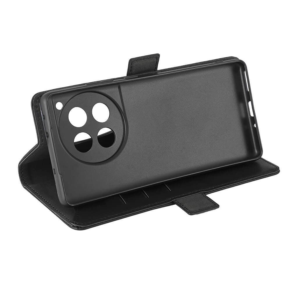 GEAR OnePlus 12R Læder Flip Cover m. Pung - Sort