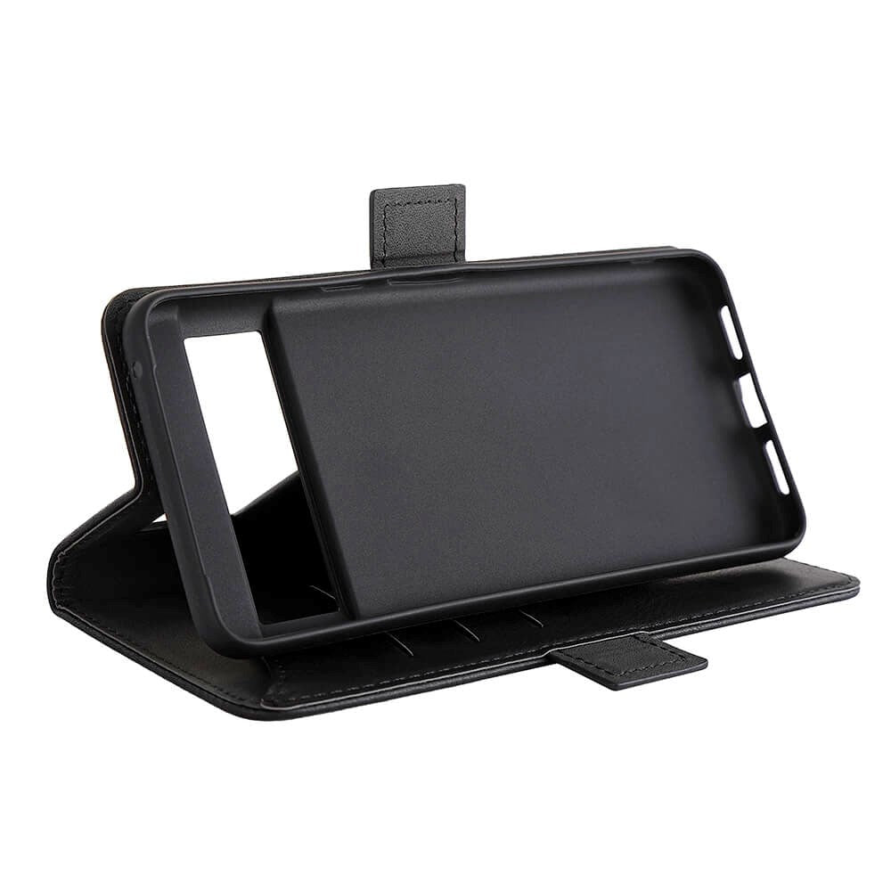 GEAR Google Pixel 8 Pro Læder Flip Cover m. Pung - Sort