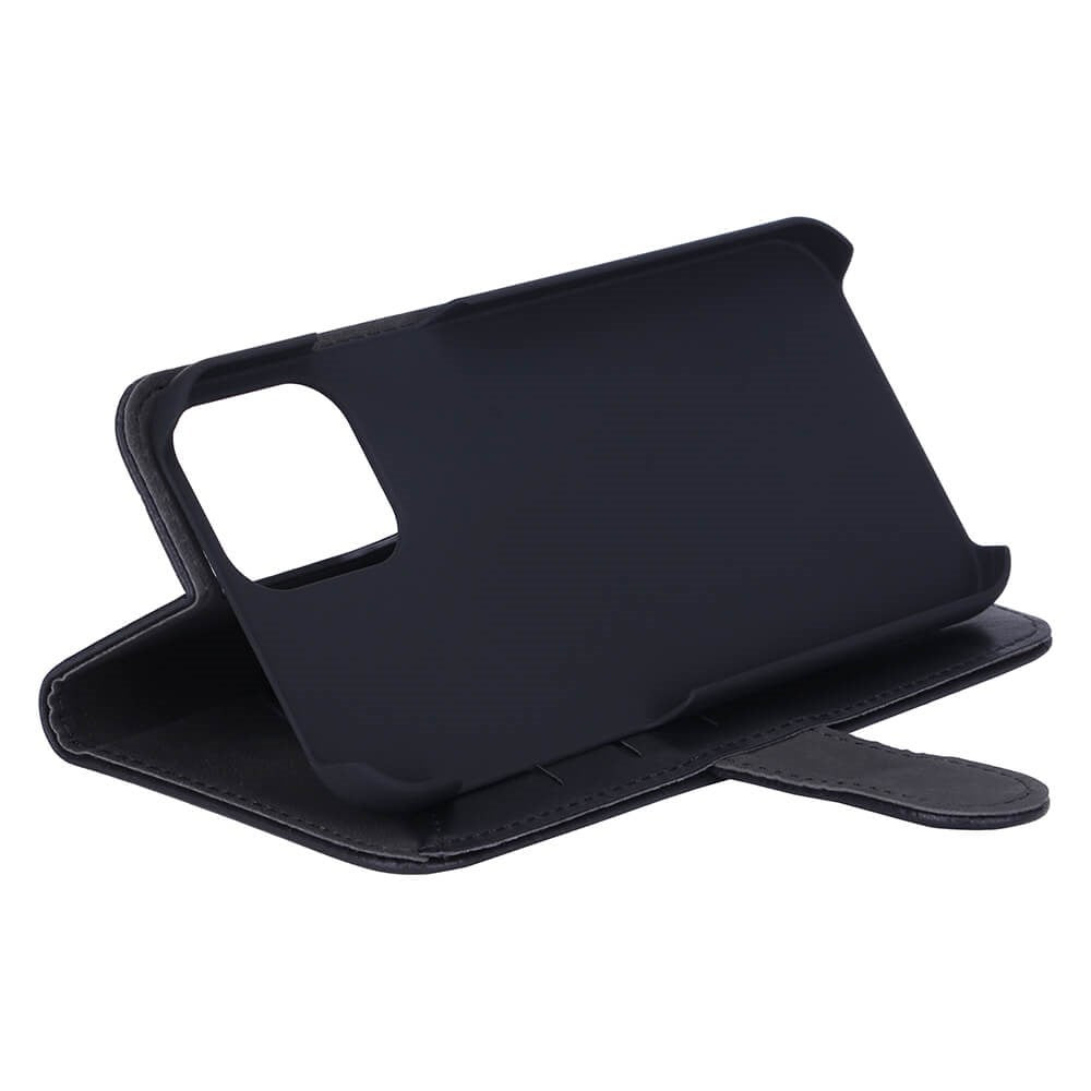 iPhone 12 / 12 Pro GEAR Læder Cover m. Pung - Sort