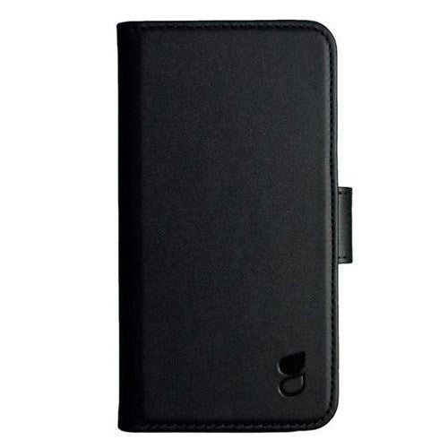 iPhone 8 / 7 GEAR Læder Cover m. Pung Sort
