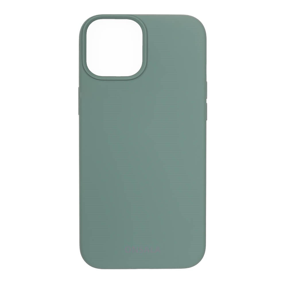 iPhone 13 Mini Onsala Collection Liquid Silikone Bagside Cover - Pine Green