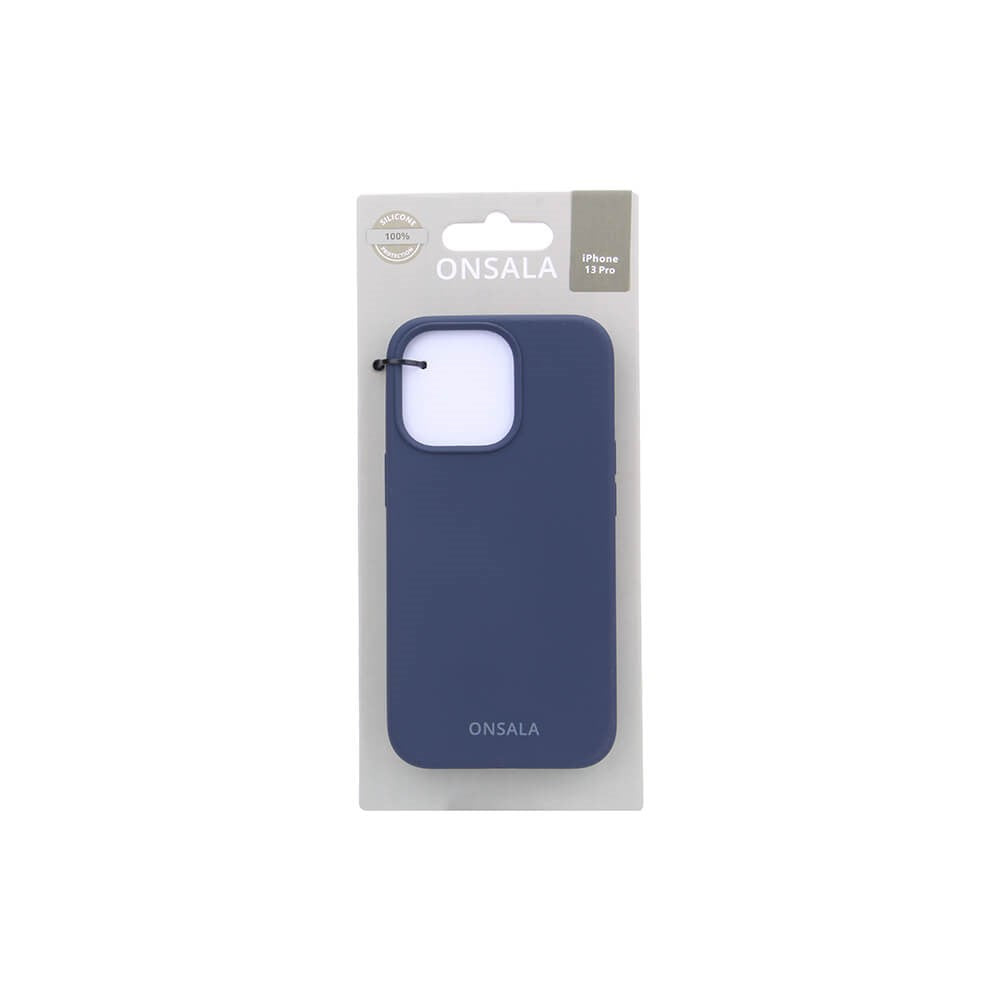 Onsala iPhone 13 Pro Onsala Collection Liquid Silikone Bagside Cover - Cobalt Blue