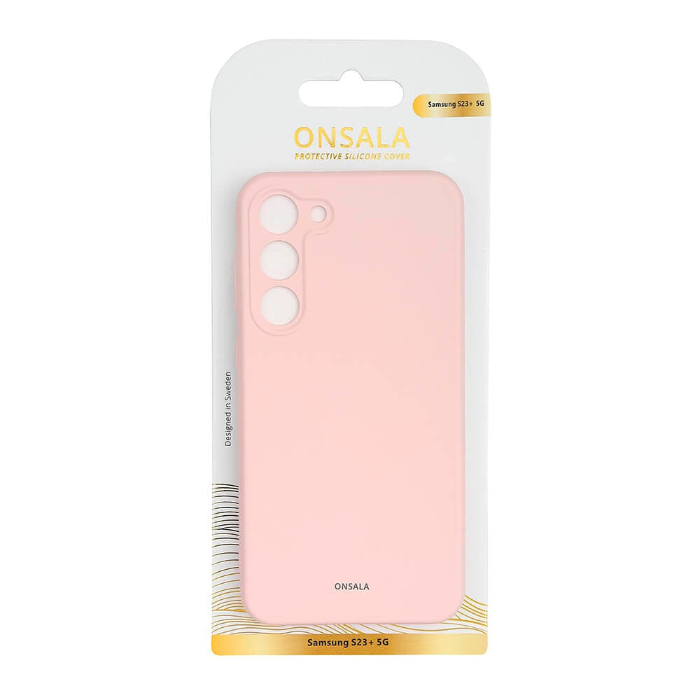 Samsung Galaxy S23+ (Plus) Onsala Silikone Bagside Cover - Chalk Pink