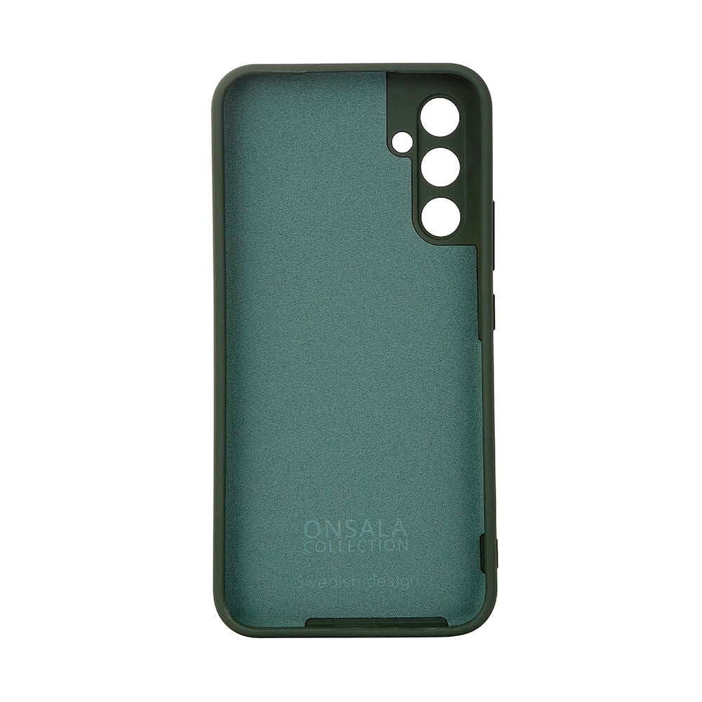 Samsung Galaxy A34 (5G) Onsala Silikone Bagside Cover - Mørkegrøn