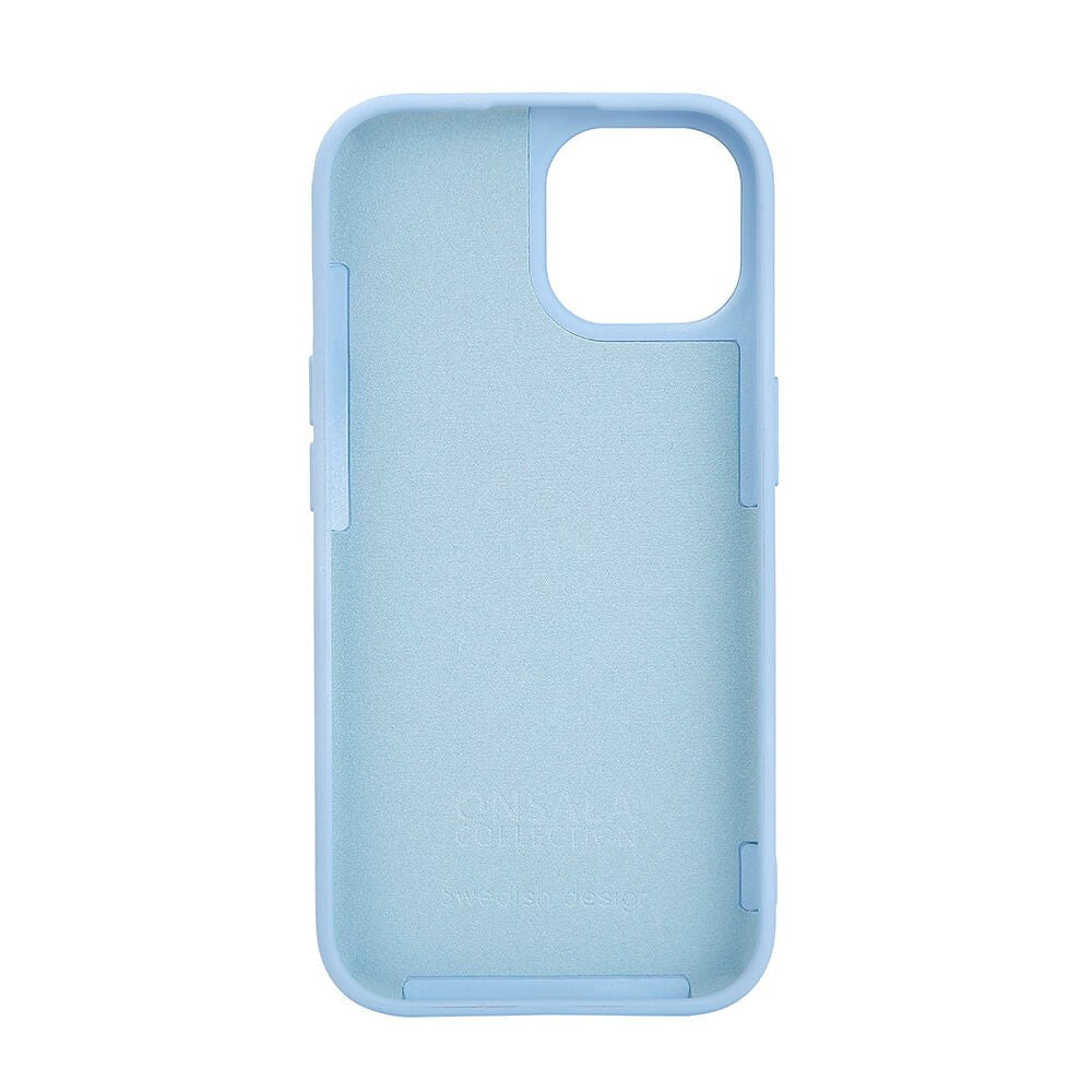 iPhone 15 Onsala Silikone Bagside Cover - MagSafe Kompatibelt - Light Blue