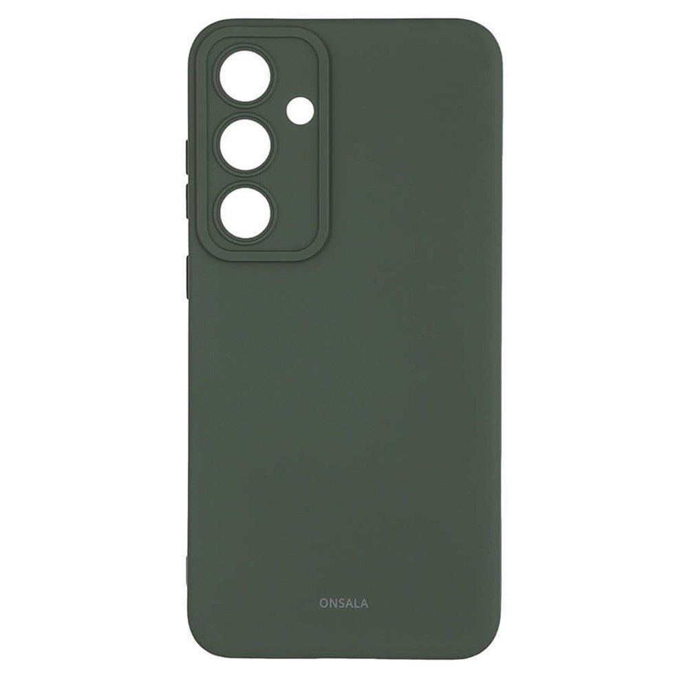 Samsung Galaxy S24+ (Plus) Onsala Silikone Bagside Cover - Mørkegrøn