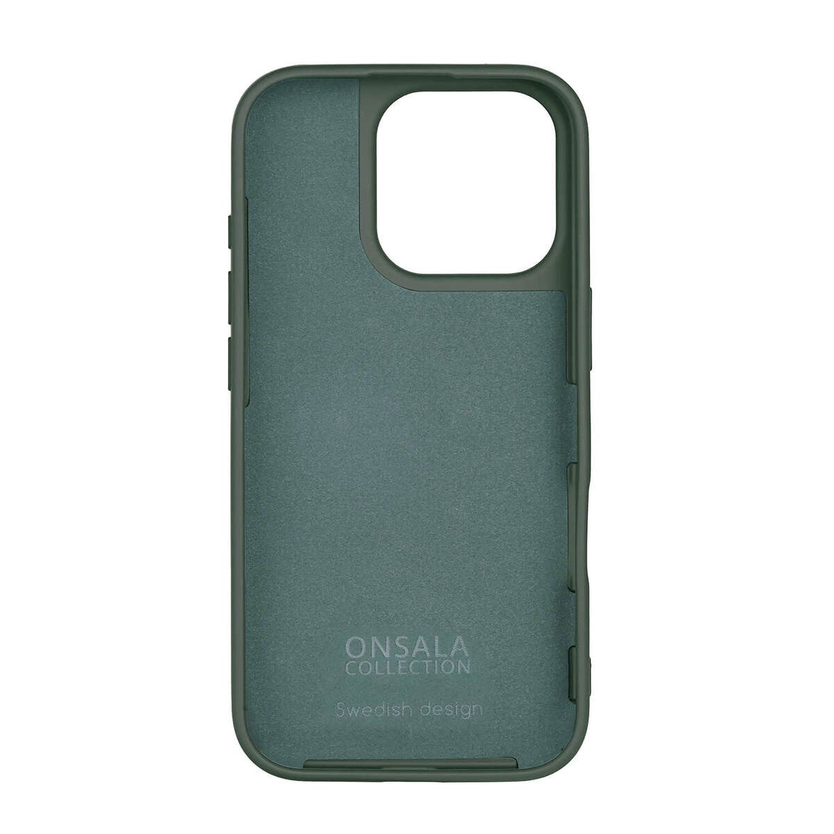 Onsala iPhone 16 Pro Silikone Bagside Cover - MagSafe Kompatibelt - Olive Green