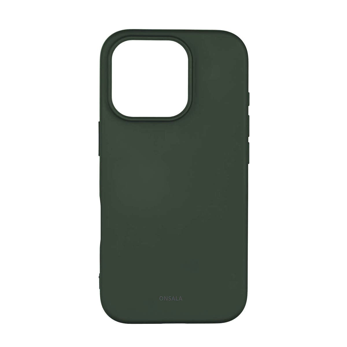 Onsala iPhone 16 Pro Silikone Bagside Cover - MagSafe Kompatibelt - Olive Green