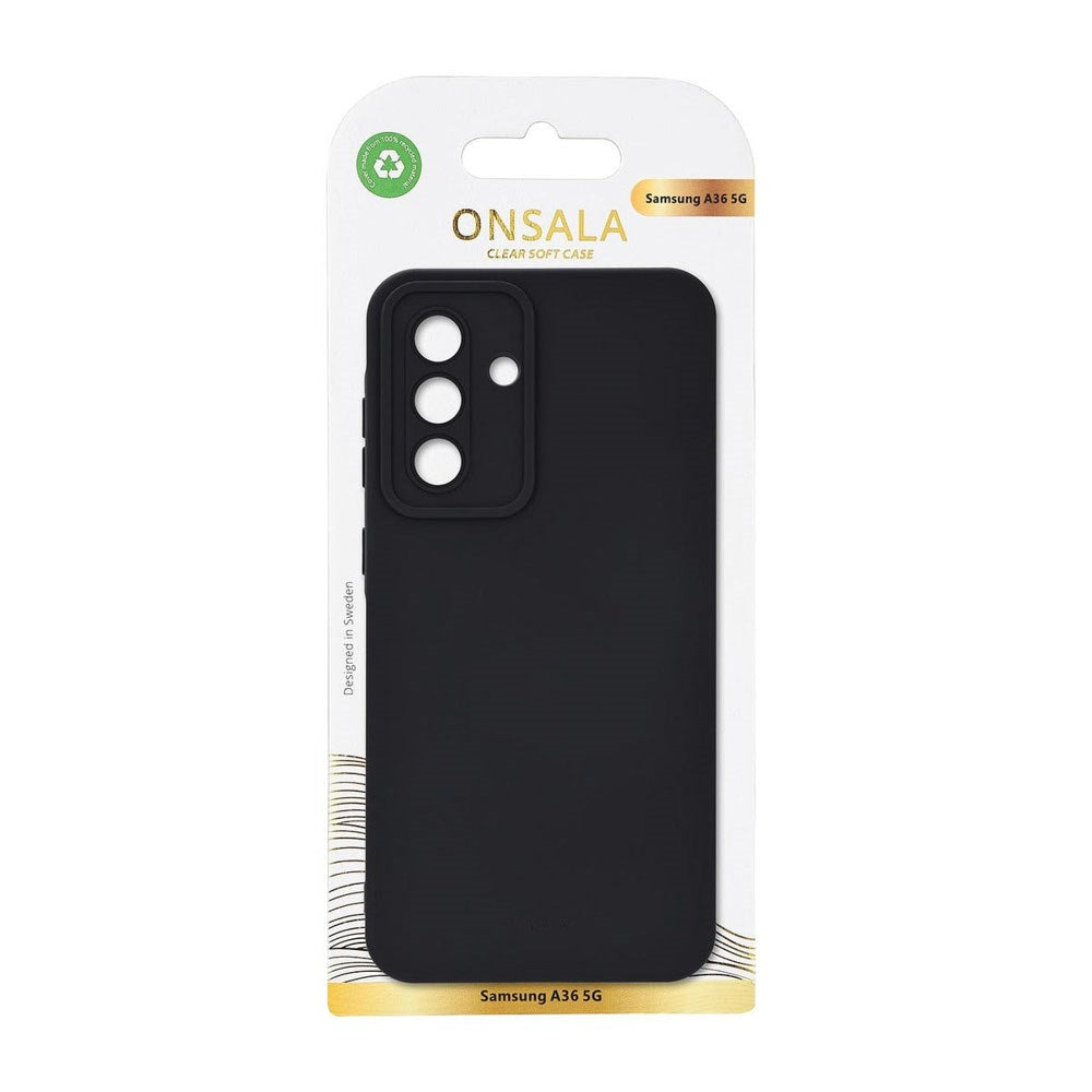 Samsung Galaxy A36 (5G) Onsala Silikone Bagside Cover - Black