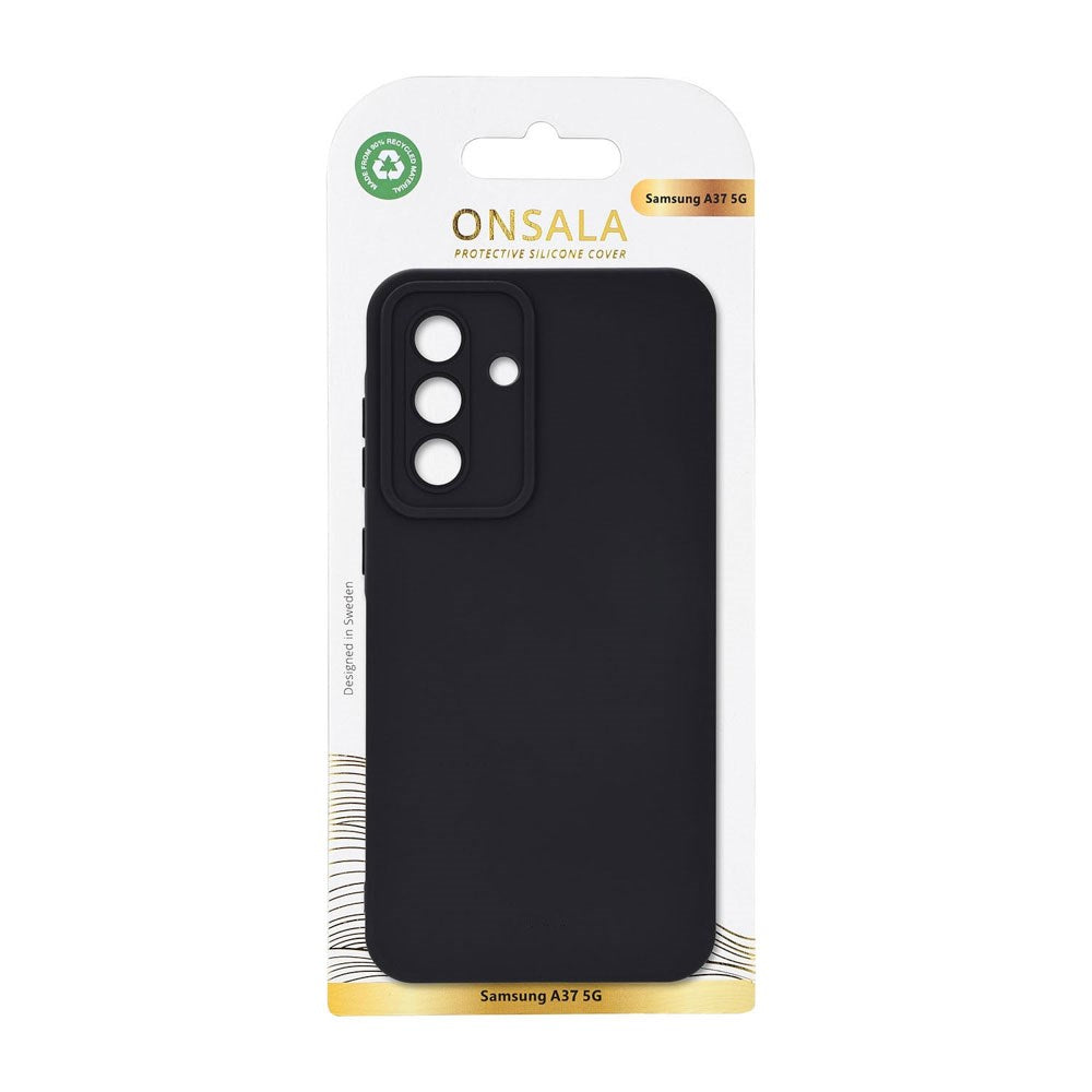 Onsala Samsung Galaxy A37 Silikone Bagside Cover - Black