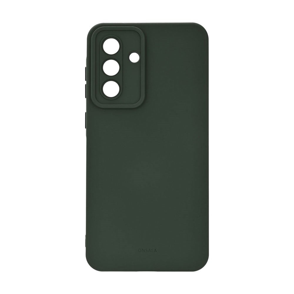 Onsala Samsung Galaxy A57 Silikone Bagside Cover - Olive Green