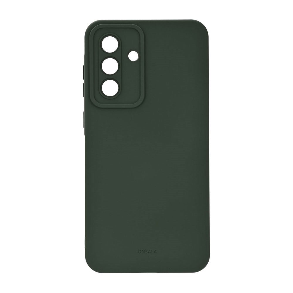Onsala Samsung Galaxy A37 Silikone Bagside Cover - Olive Green