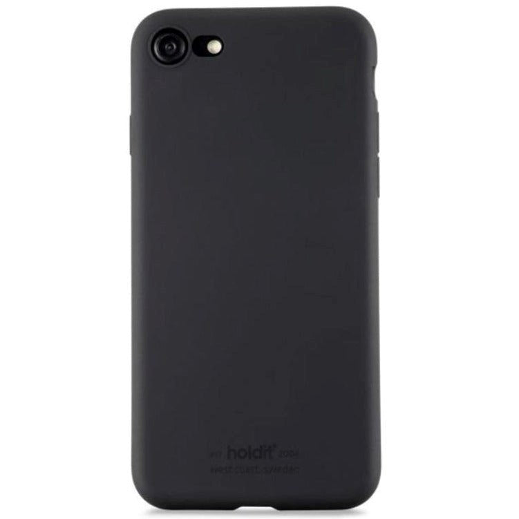 Holdit iPhone SE (2022 / 2020) / 8 / 7 Soft Touch Silikone Cover - Sort