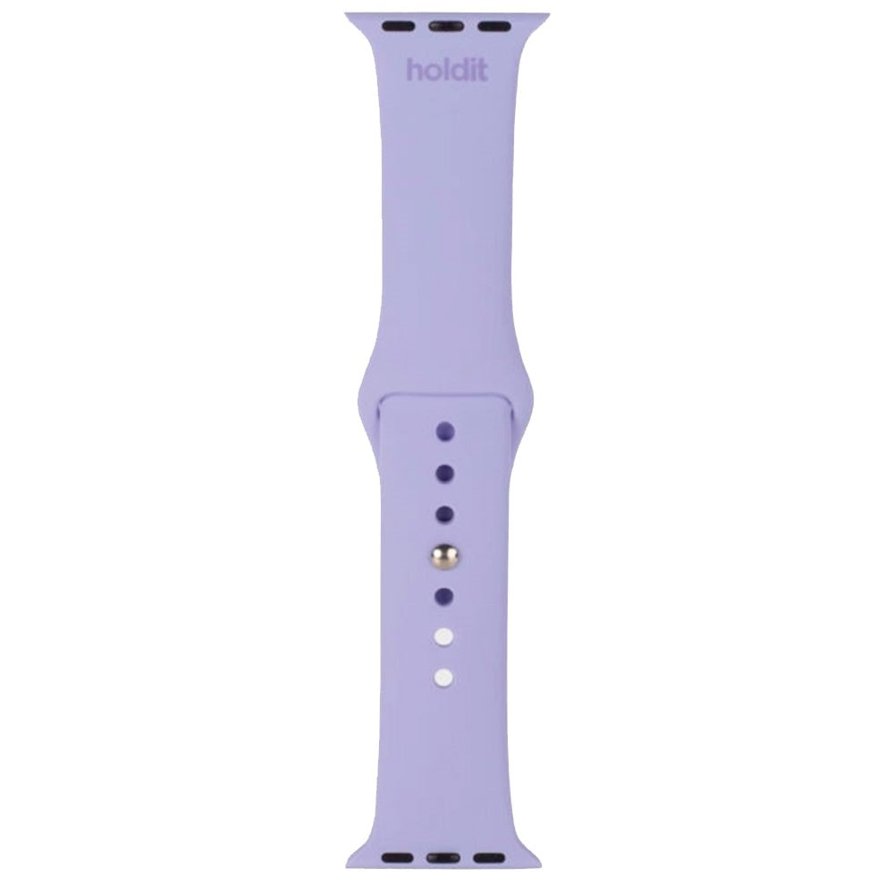 Apple Watch (38/40/SE/41/42mm) Holdit Silikone Urrem - Lavender