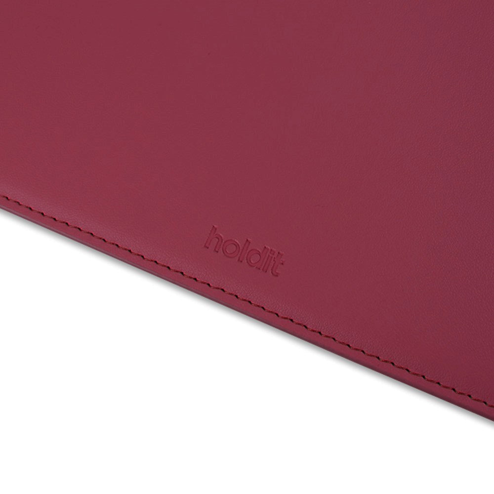 Holdit Læder MacBook / Laptop 14" Sleeve (32,5 x 22,7 x 2 cm) - Red Velvet