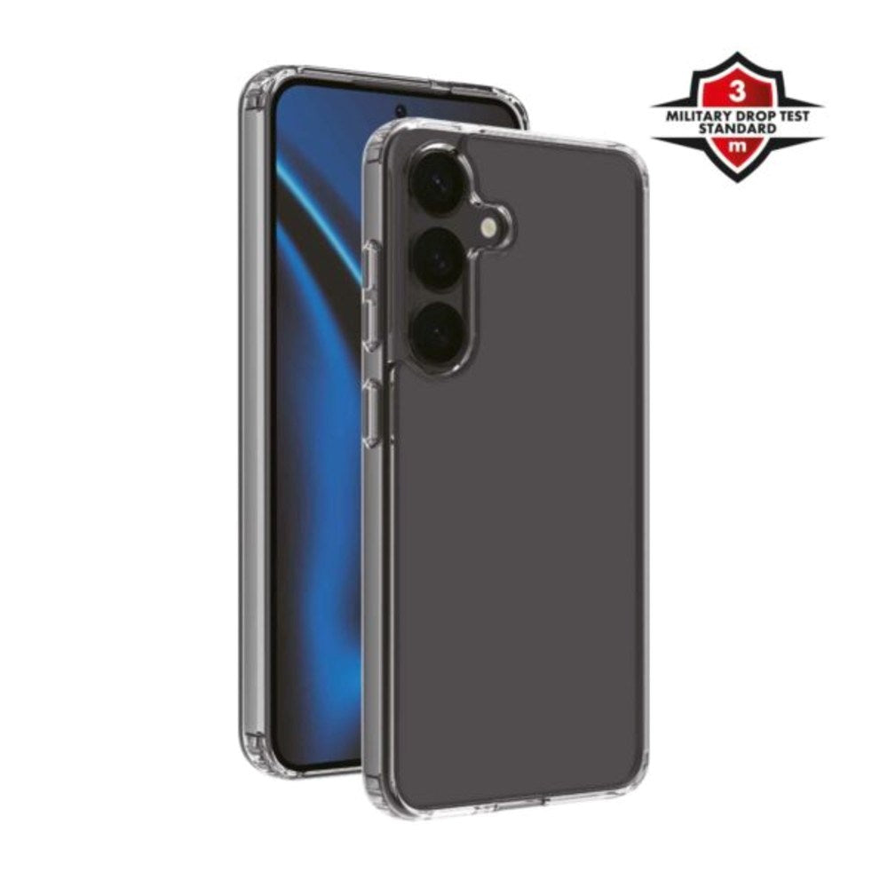 Samsung Galaxy S25 X2O Crystal Clear Hybrid Bagside Cover - Gennemsigtig