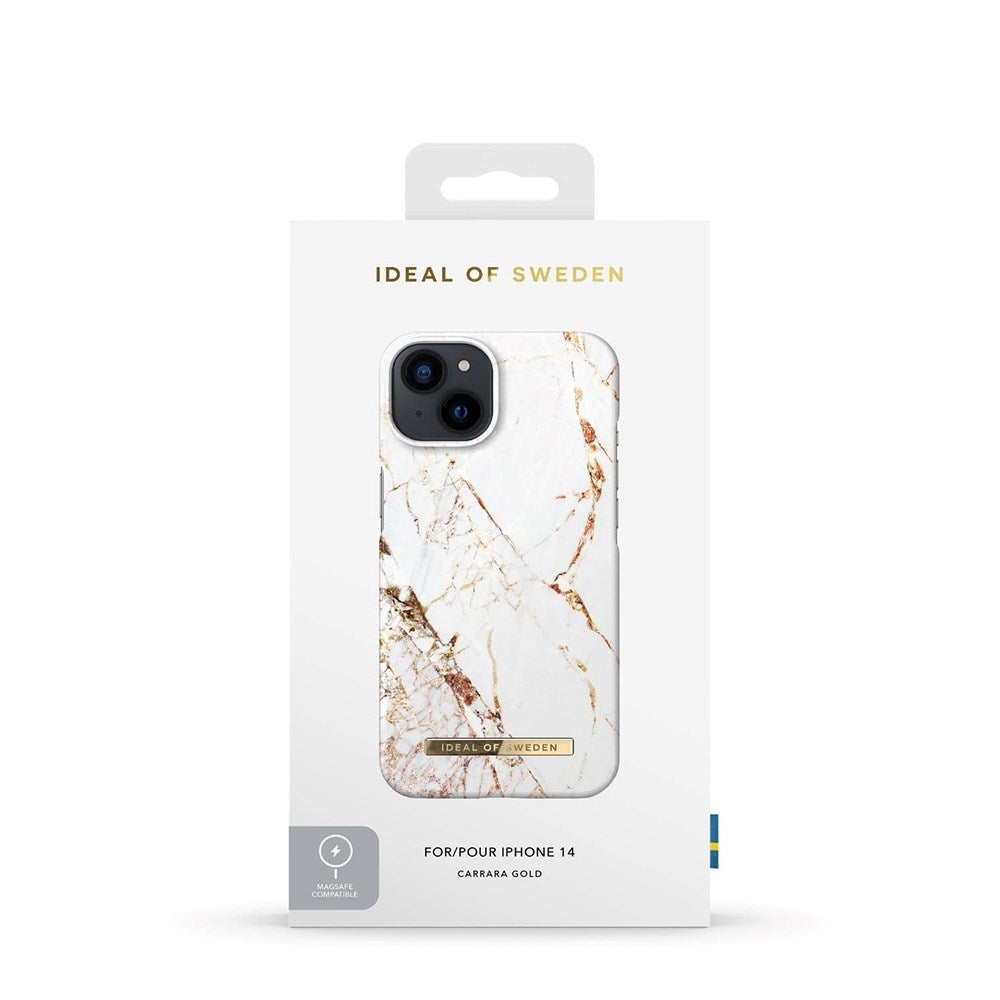 iPhone 17e / 16e / 14 / 13 iDeal Of Sweden Fashion Case - MagSafe Kompatibel - Carrara Gold