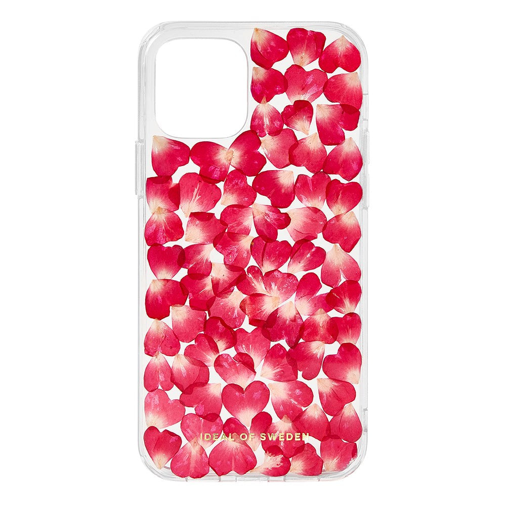 iPhone 12 / 12 Pro iDeal Of Sweden Clear Case - Red Roses