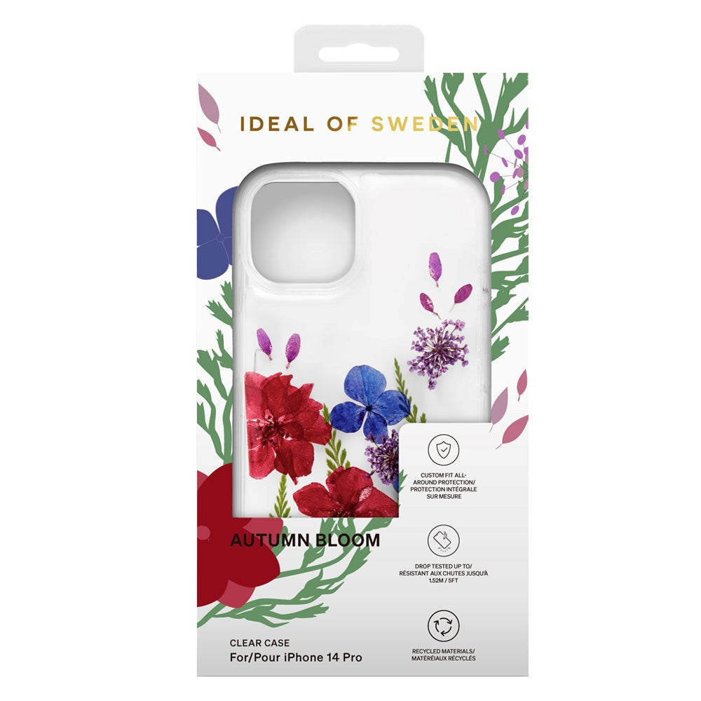 iPhone 14 Pro iDeal Of Sweden Clear Case - Autumn Bloom