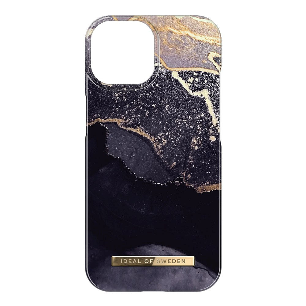 iPhone 15 iDeal Of Sweden Fashion Case - MagSafe Kompatibel - Golden Twilight Marble