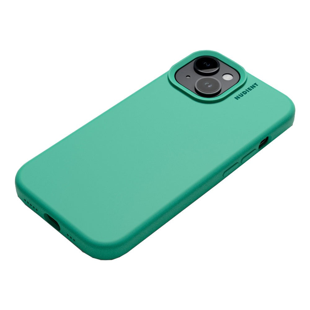 Nudient iPhone 15 Base Silicone Cover - Mintgreen