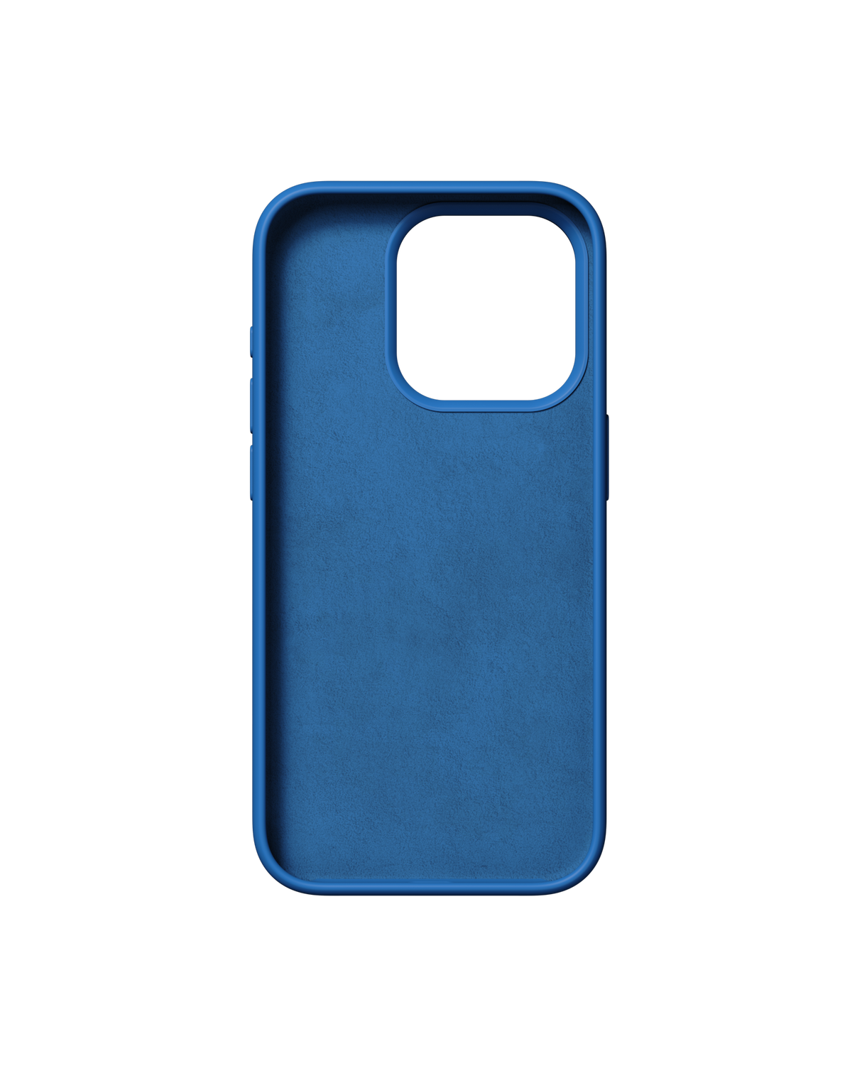 Nudient iPhone 15 Pro Base Silicone Cover - Vibrant Blue