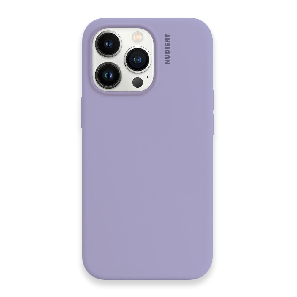 Nudient iPhone 13 Pro Base Silicone Cover - Soft Purple