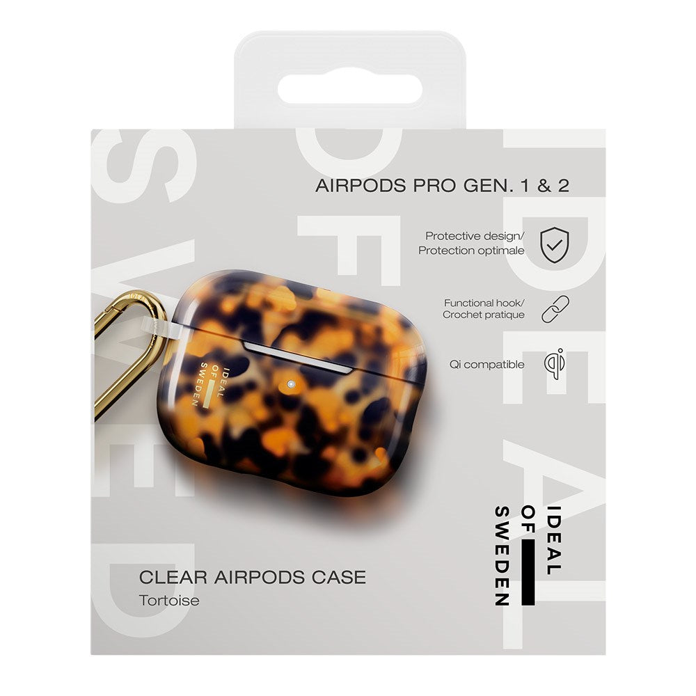 iDeal of Sweden AirPods Pro (1. & 2. Gen.) Clear Case m. Karabinhage - Tortoise