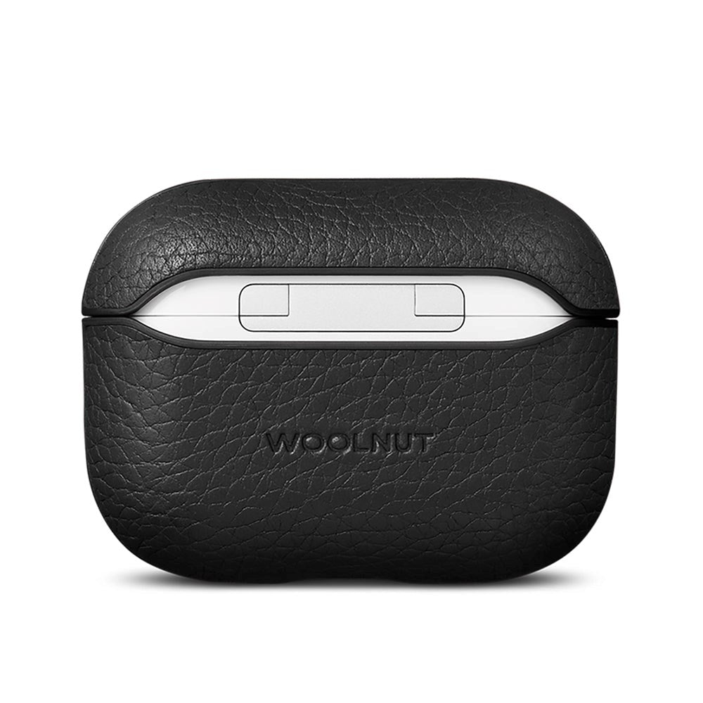 Woolnut AirPods Pro (2. gen.) Ægte Læder Cover - Sort