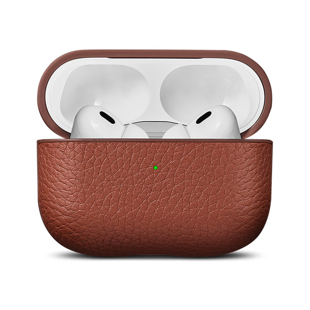 Woolnut AirPods Pro (2. gen.) Ægte Læder Cover - Brun