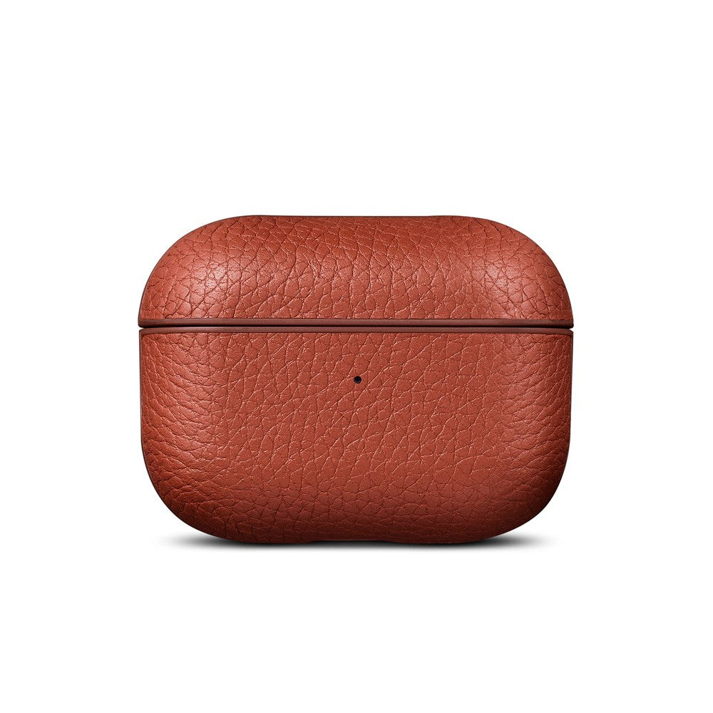 Apple AirPods Pro (3. gen.) - WOOLNUT Ægte Læder Cover - Brun