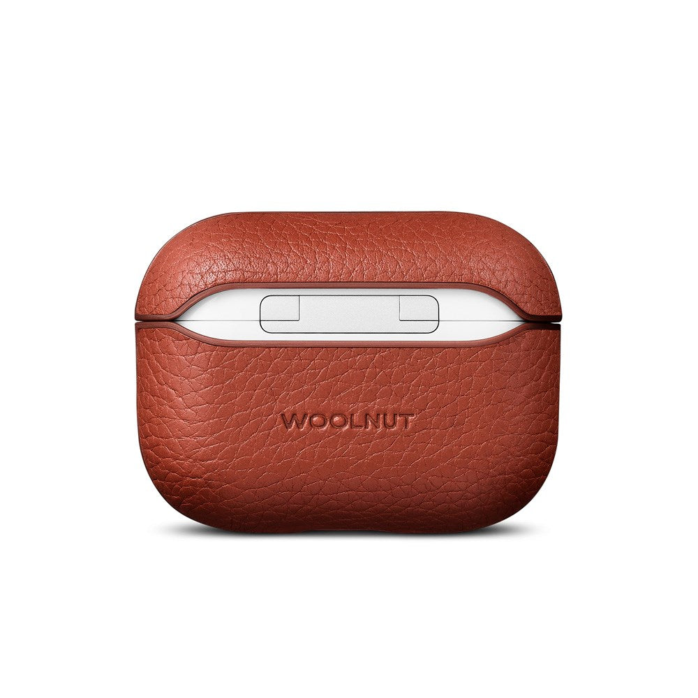 Apple AirPods Pro (3. gen.) - WOOLNUT Ægte Læder Cover - Brun