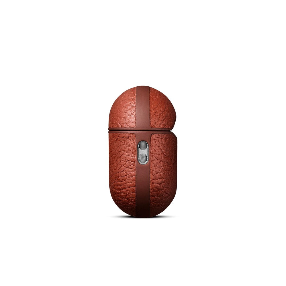 Apple AirPods Pro (3. gen.) - WOOLNUT Ægte Læder Cover - Brun