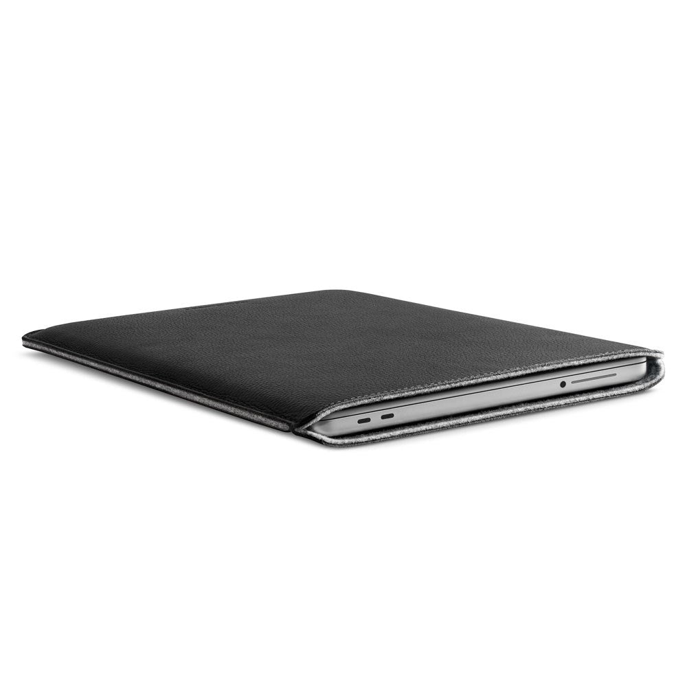 Woolnut Leather Sleeve til MacBook Neo 13 A18 Pro (2026) - Sort