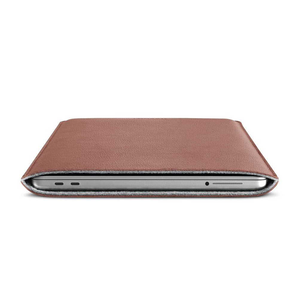 Woolnut Leather Sleeve til MacBook Neo 13 A18 Pro (2026) - Brun