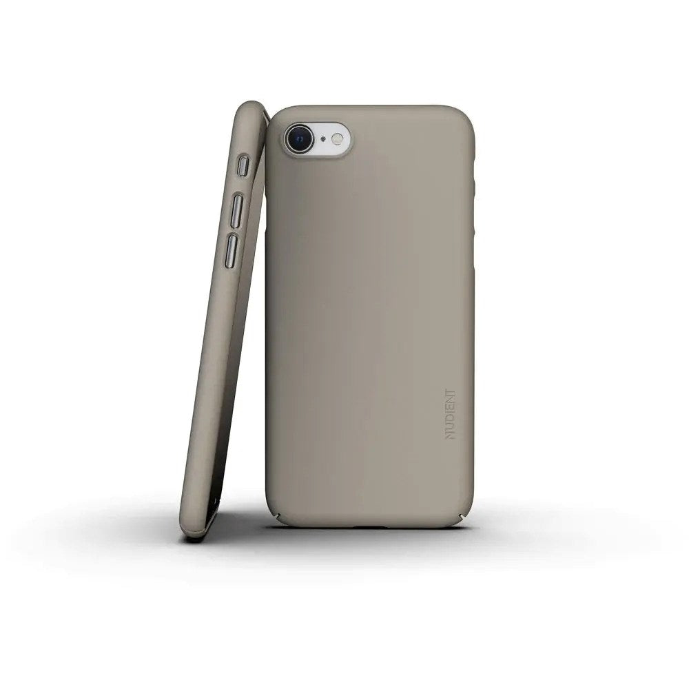 iPhone SE (2022 / 2020) / 8 / 7 Nudient Thin Case V3 Mobilcover - Clay Beige