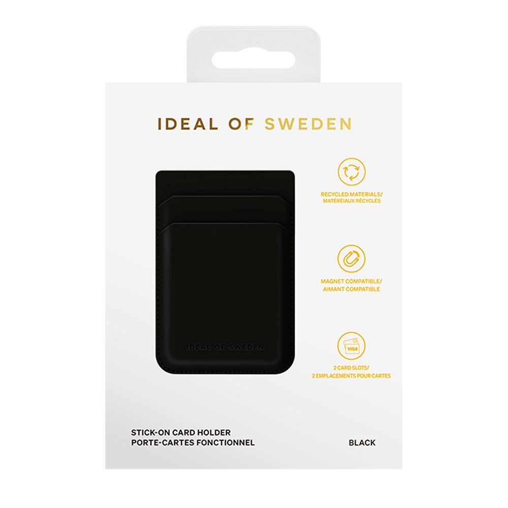 iDeal Of Sweden Stick-On Kortholder - Universal - Sort