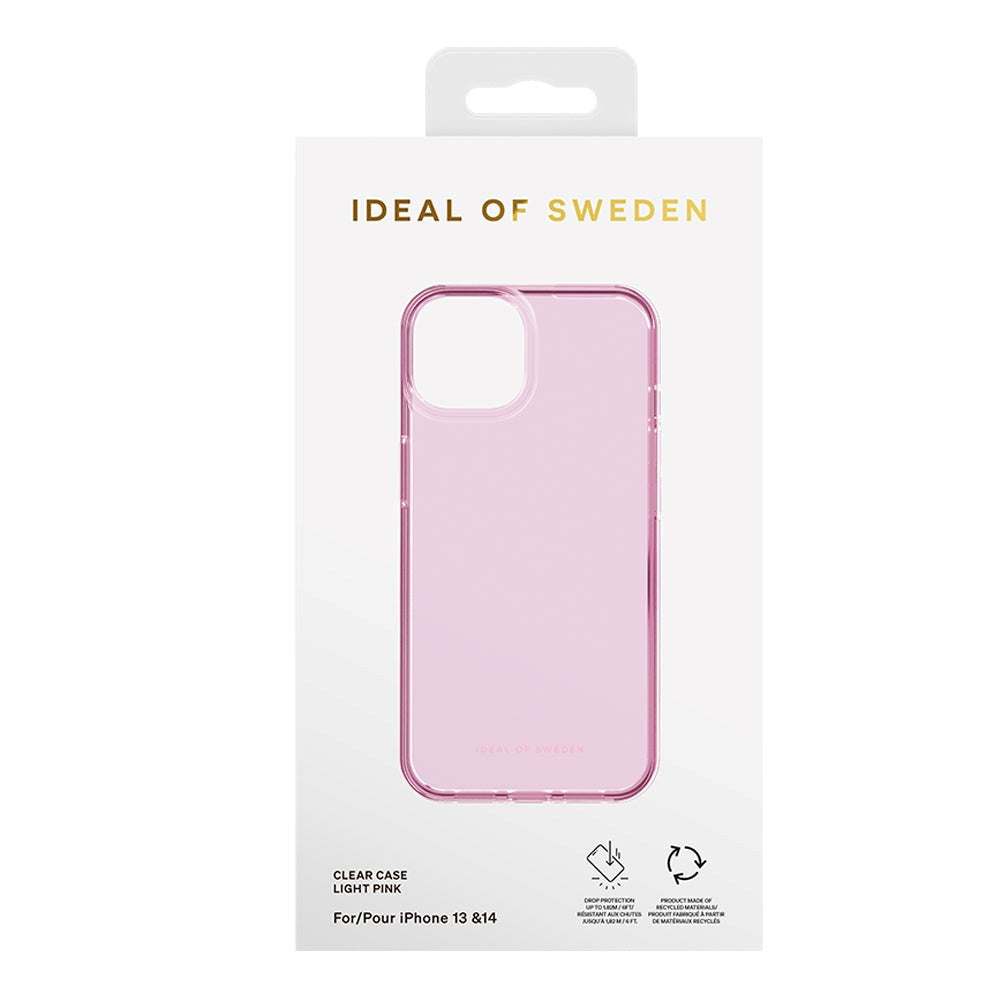 iPhone 14 / 13 Ideal Of Sweden Clear Case - Light Pink