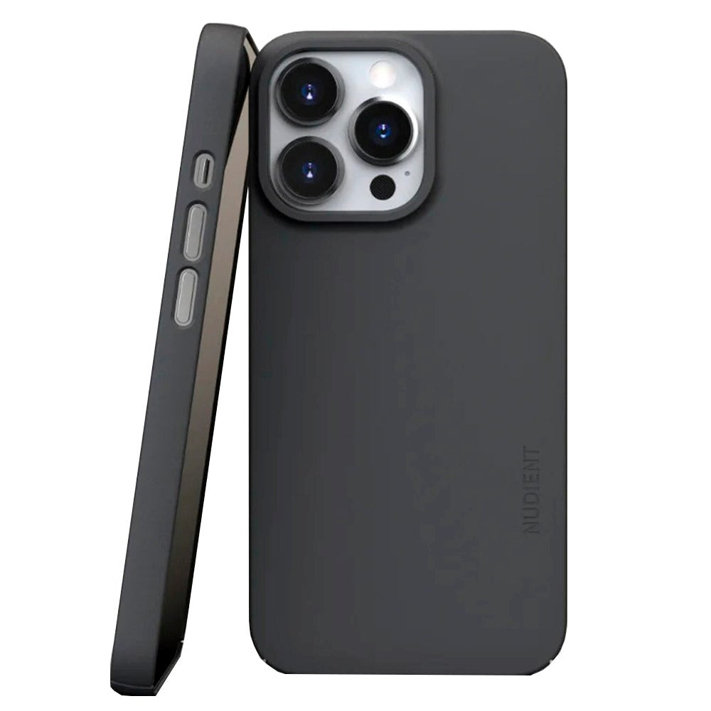 Nudient Thin Case V3 iPhone 13 Pro Bagside Cover - Stone Grey