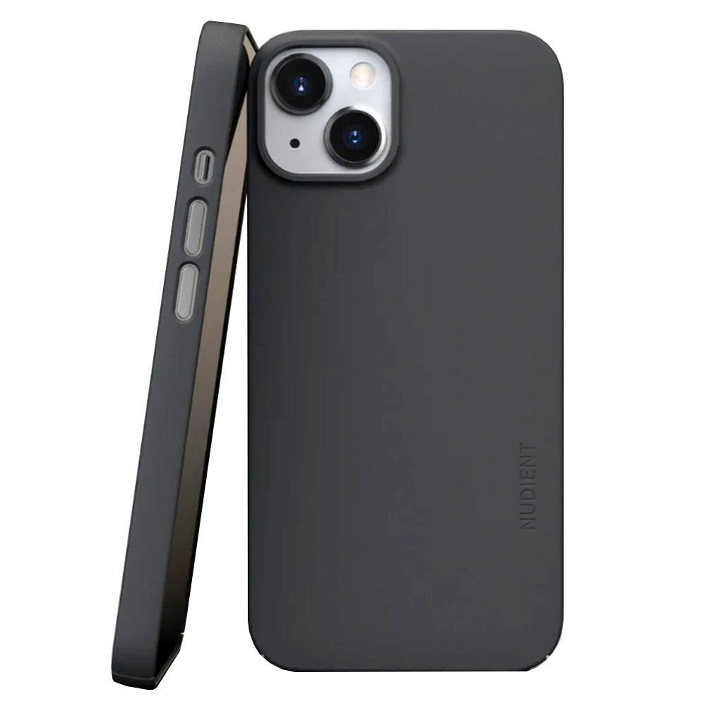 Nudient Thin Case V3 iPhone 13 Bagside Cover - Stone Grey