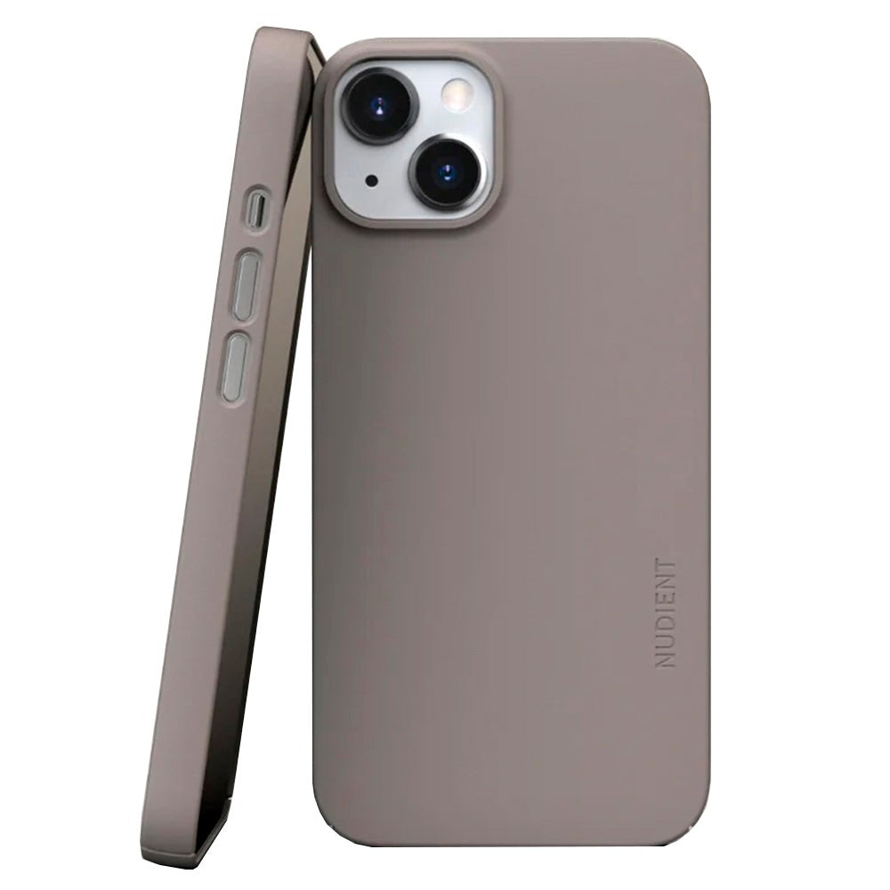 Nudient Thin Case V3 iPhone 13 Bagside Cover - Clay Beige
