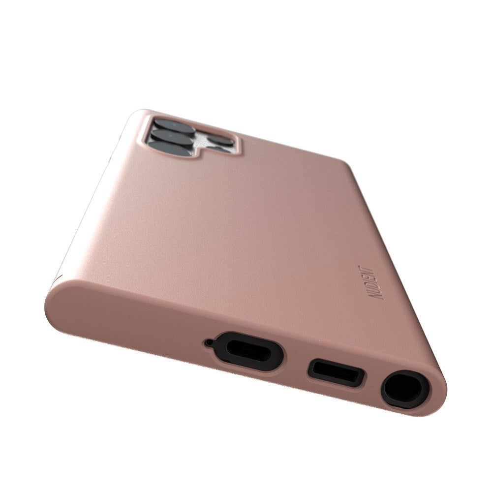 Nudient Thin Case V3 Samsung Galaxy S22 Ultra Bagside Cover - Dusty Pink