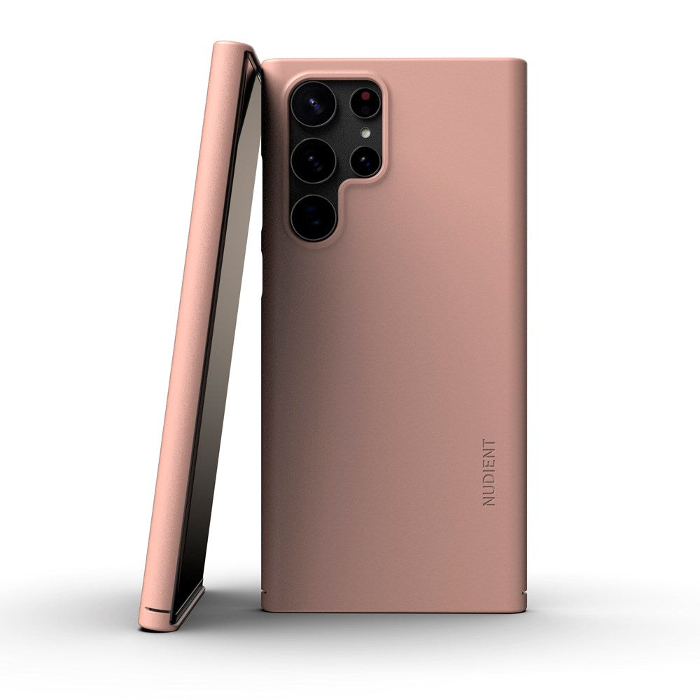 Nudient Thin Case V3 Samsung Galaxy S22 Ultra Bagside Cover - Dusty Pink