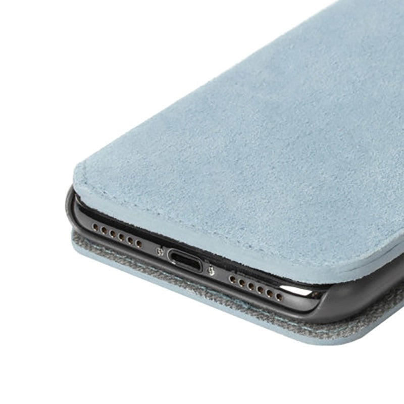 Krusell Broby Slim Wallet iPhone XS Max Ruskind Flip Cover - Blå