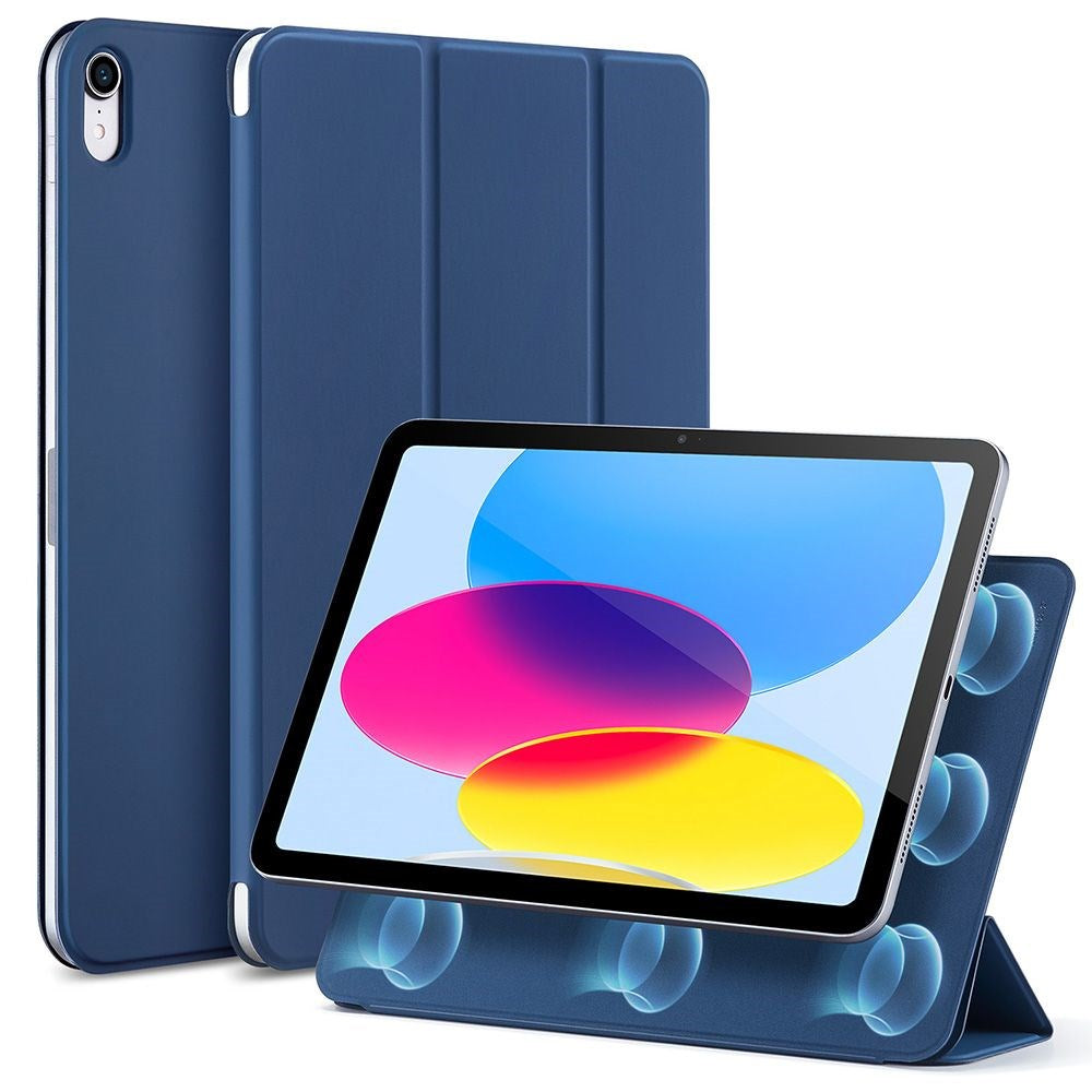iPad 11" (2025) / iPad 10.9" (2024/2022) ESR Rebound Magnetic Flip Cover - Navy Blue
